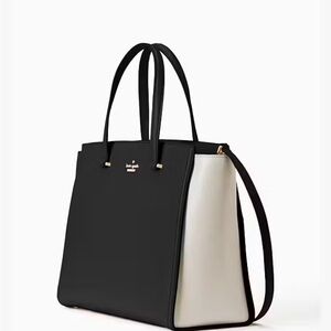 Kate Spade New York - Black and White  Patterson Drive Geraldine Handbag